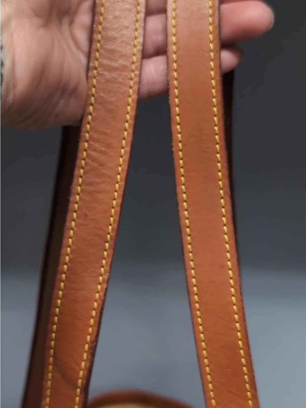 Dooney & Bourke Orange Logo Tote - Picture 8 of 13